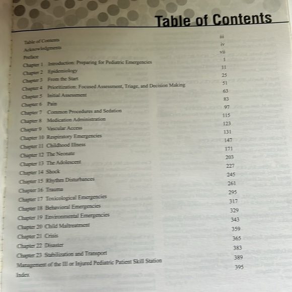 Emergency Nursing Pediatric Course Book - Picture 4 of 4